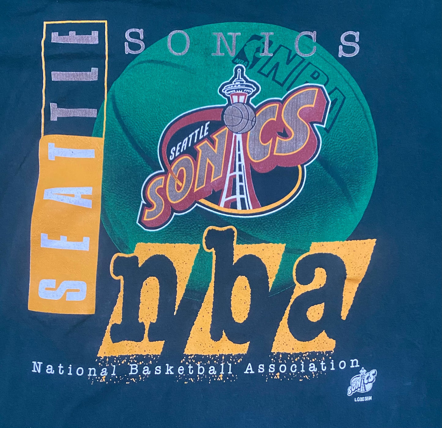 Vintage nba Seattle sonics tee