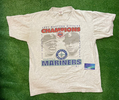 Vintage Seattle Mariners Ken Griffey Alex Rodriguez Shirt