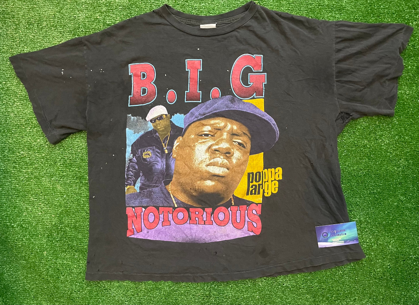 Vintage B.I.G poppa large tee