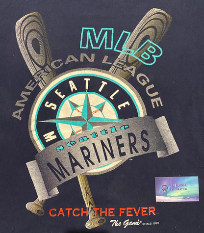 Vintage 1993 catch the fever mariners tee