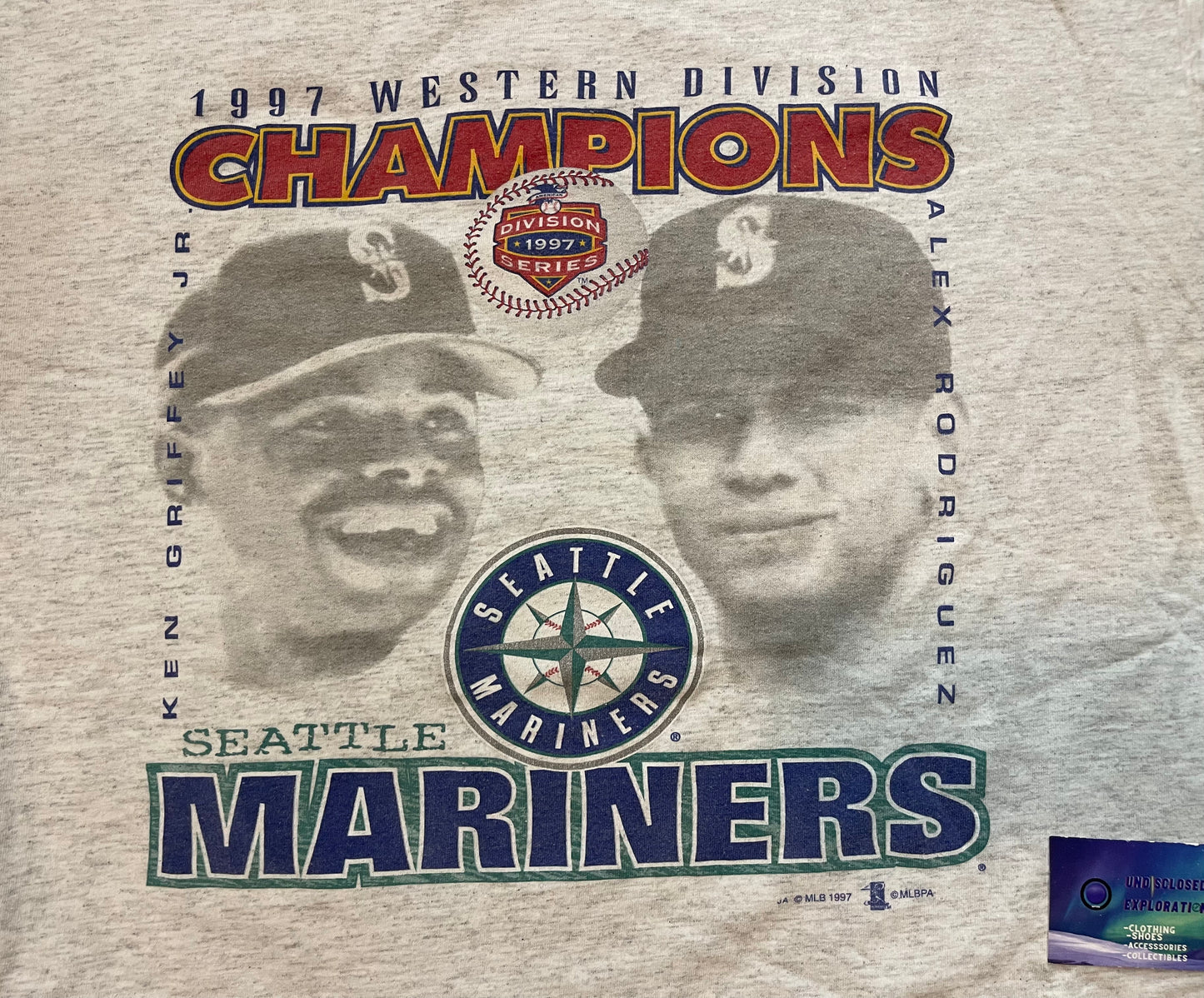 Vintage Seattle Mariners Ken Griffey Alex Rodriguez Shirt