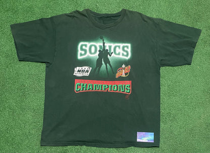 Vintage 1996 Seattle sonics playoffs tee