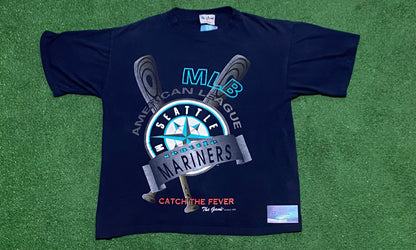 Vintage 1993 catch the fever mariners tee