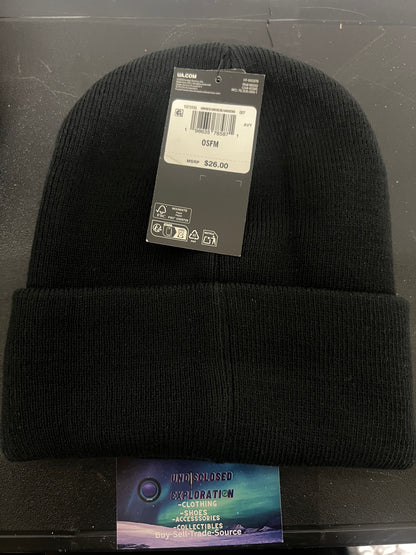 Under Armour black logo beanie