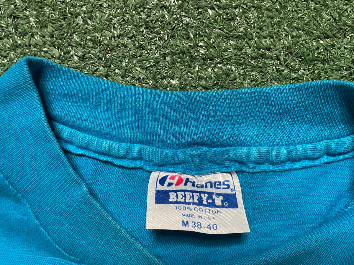 Vintage 1990s Maui blue surfing tee