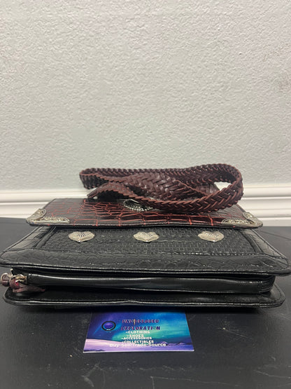 Vintage 1990s Brighton crossbody leather bag