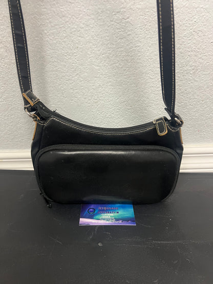 black Y2K-style shoulder bag
