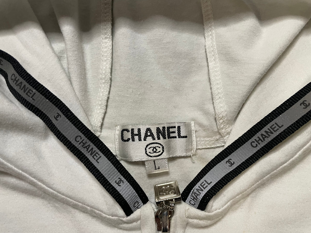 Vintage Chanel 5 double sided hoodie