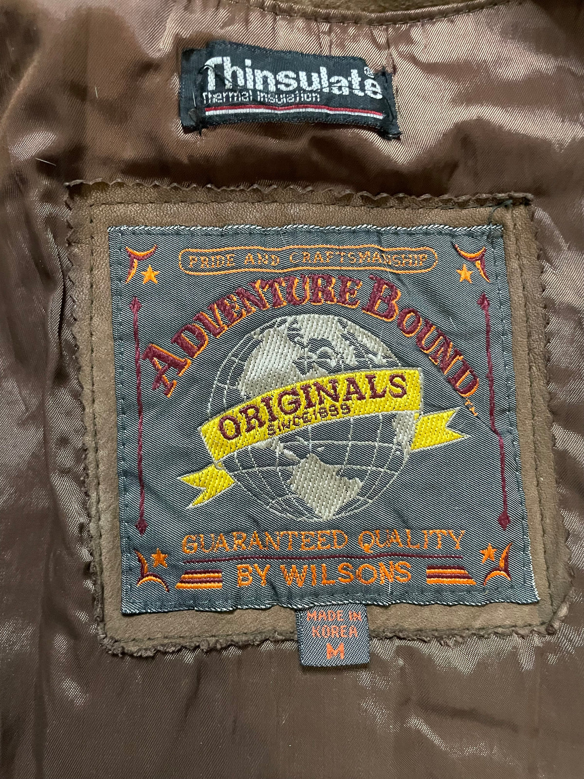 vintage Adventure Bound Originals by Wilsons Leather jacket