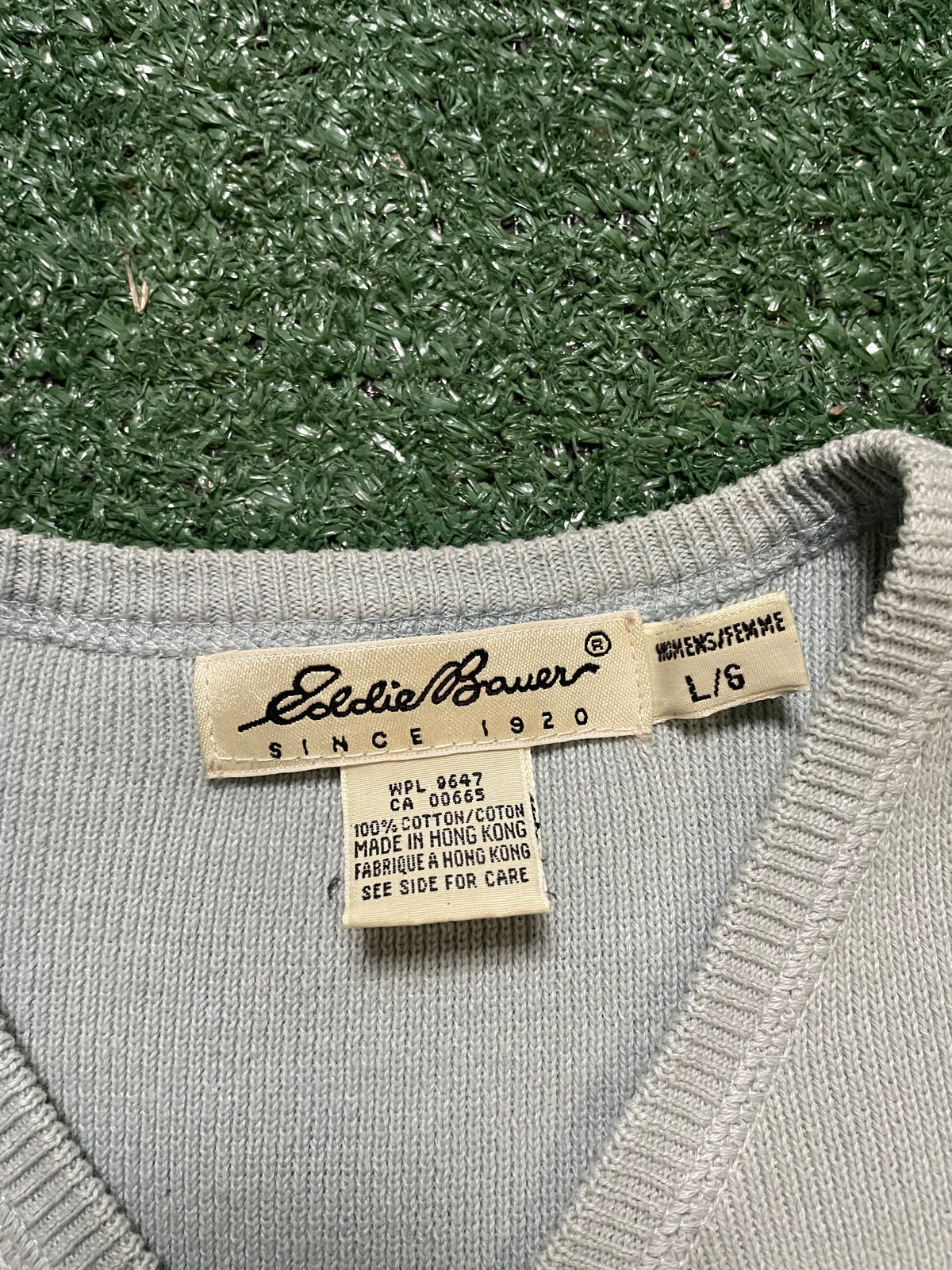 Eddie Bauer light blue cardigan