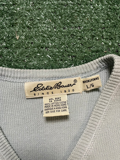Eddie Bauer light blue cardigan