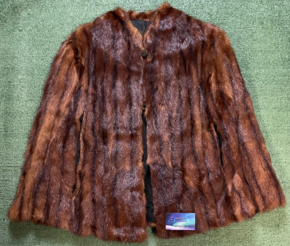 Vintage 1980s mink fur vest