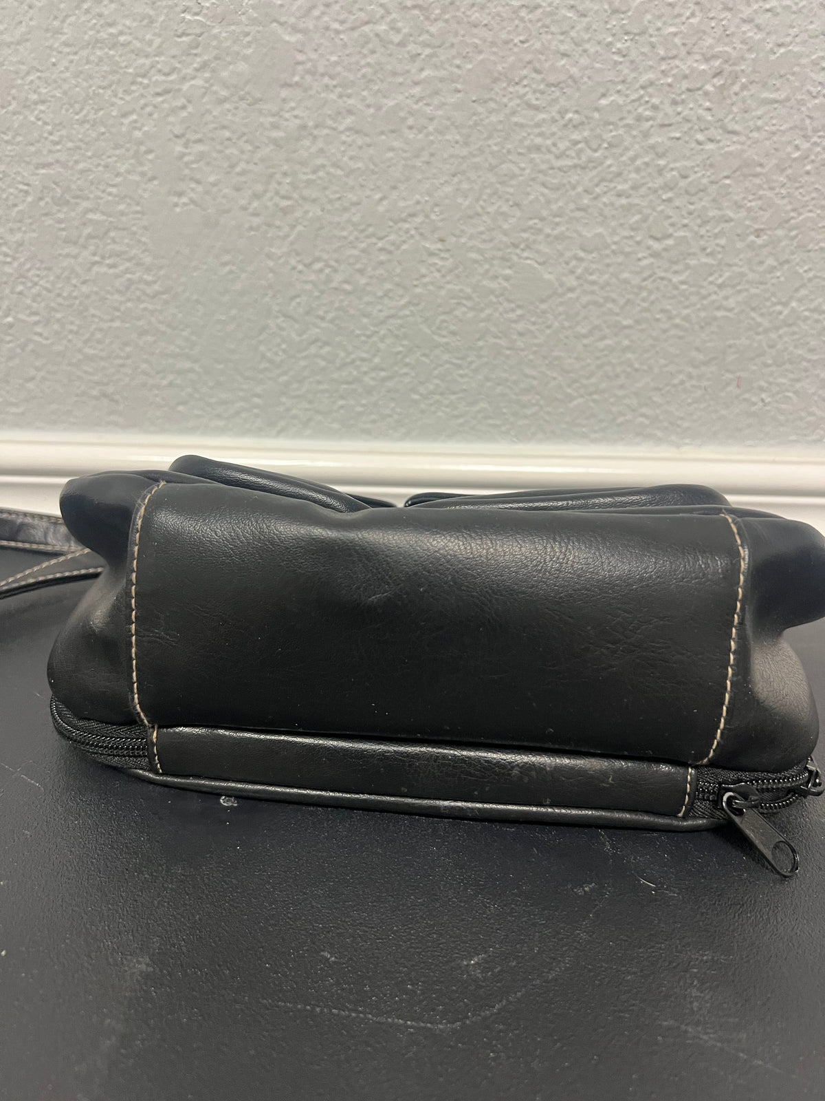 black Y2K-style shoulder bag