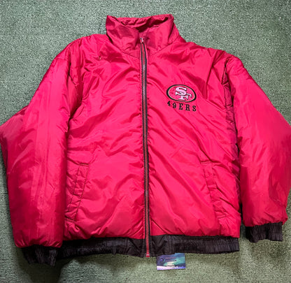Vintage 1990s San Francisco 49ers reversible jacket
