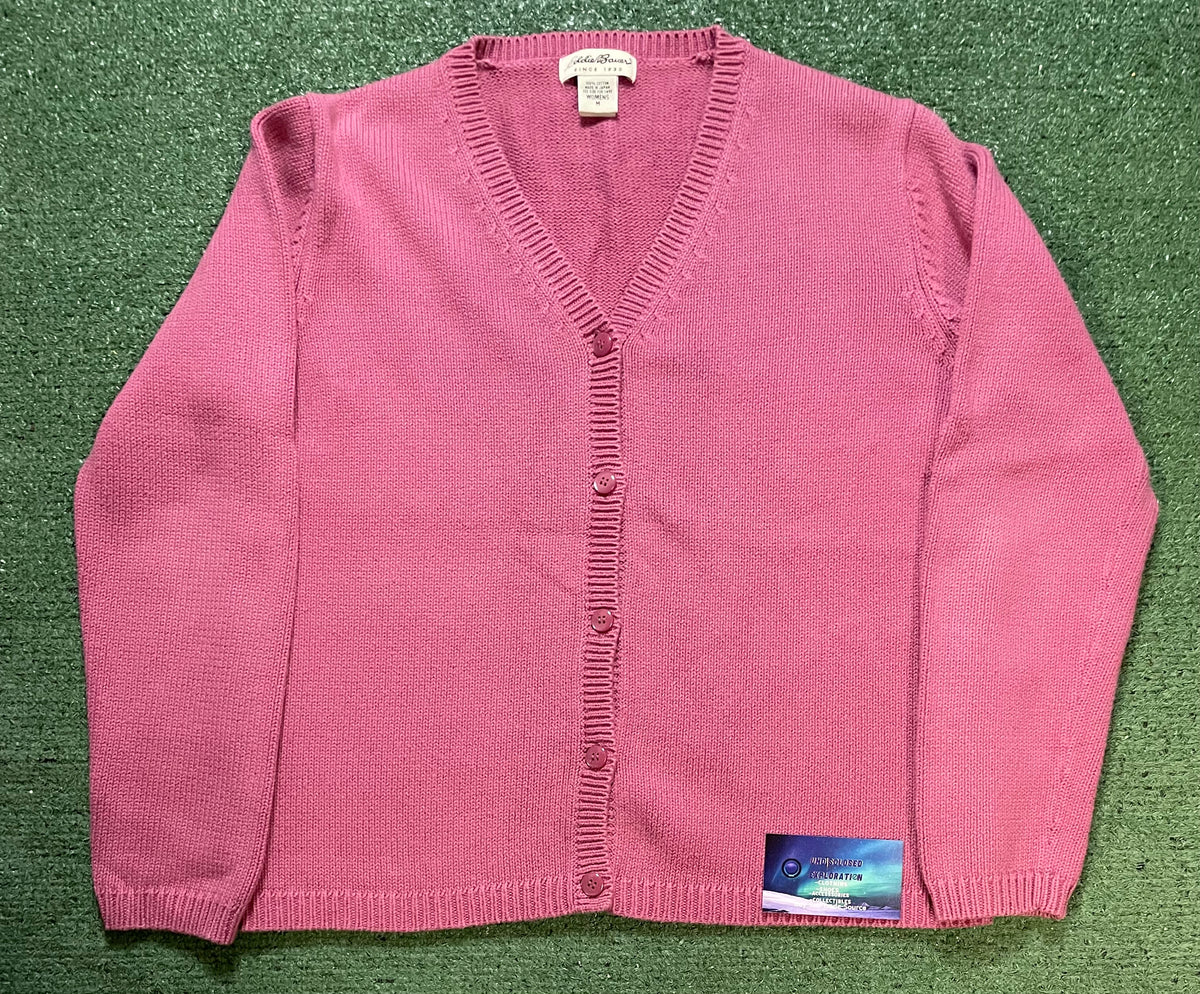 Eddie Bauer pink cardigan