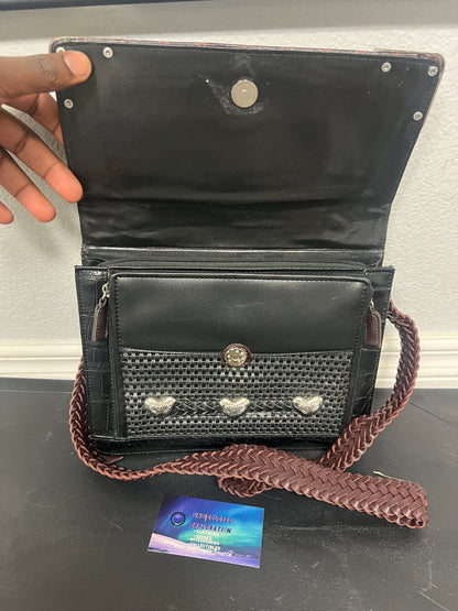 Vintage 1990s Brighton crossbody leather bag