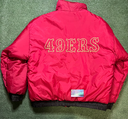 Vintage 1990s San Francisco 49ers reversible jacket