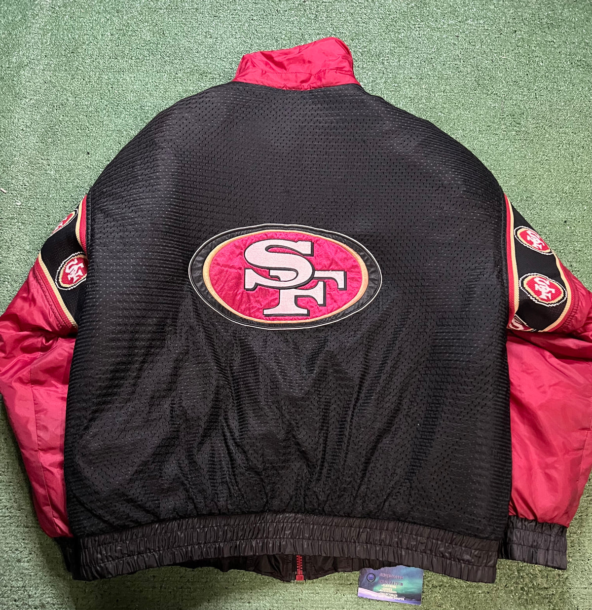Vintage 1990s San Francisco 49ers reversible jacket