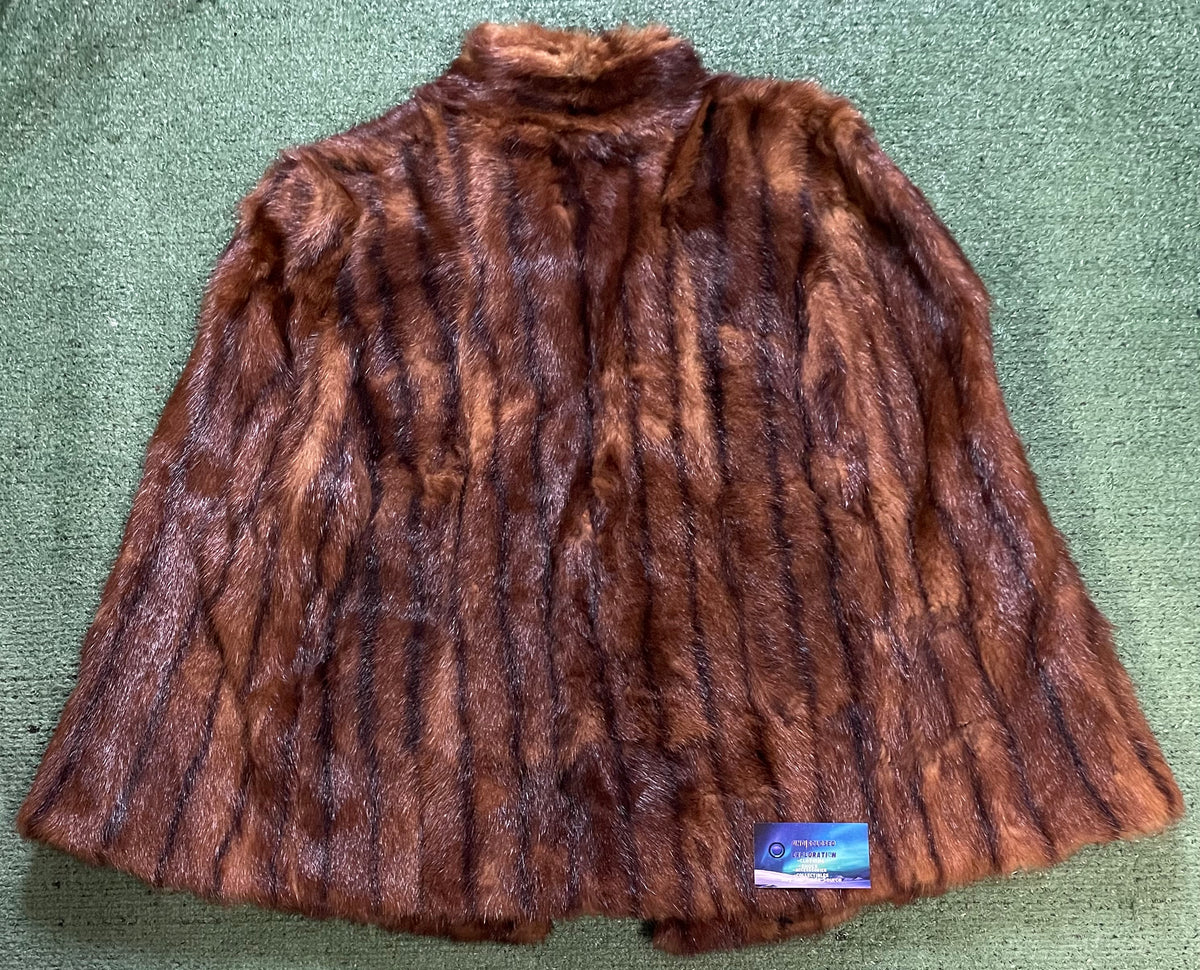 Vintage 1980s mink fur vest